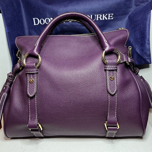 Dooney & Bourke Purple Small Satchel - Picture 3 of 10